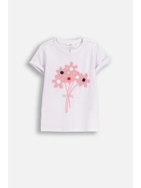 Coccodrillo Coccodrillo T-Shirt ZC5143202FGK-001 Bílá Regular Fit