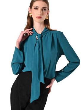 Rinascimento Rinascimento Camicia camicia donna Verde Regular Fit