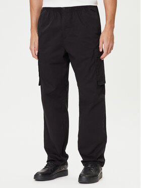 Calvin Klein Jeans Calvin Klein Jeans Spodnie materiałowe LV040EM616 Czarny Straight Fit