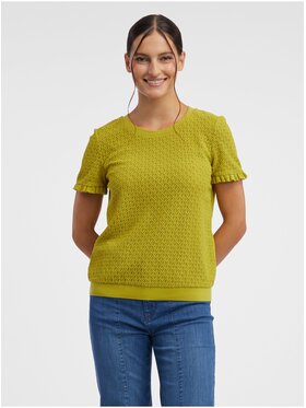 Orsay Orsay Koszula 155071832000__S Zielony Regular Fit