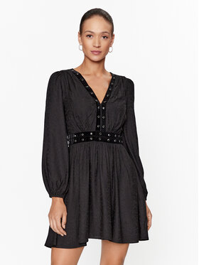 Guess Guess Rochie de zi W3BK85 WFR72 Negru Regular Fit