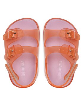 Melissa Sandale Mini Melissa Wide Sandal III 33405 Narančasta