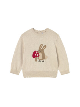 Mayoral Mayoral Sweter 2354 Beżowy Regular Fit