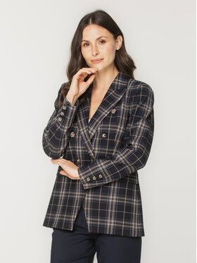 Willsoor Willsoor Marynarka 67830 Granatowy Regular Fit