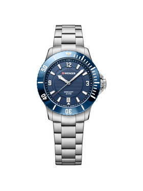 Wenger Wenger Zegarek 01.0621.111 Srebrny
