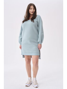 blue shadow blue shadow Sukienka codzienna Sacai Plus Size Zielony Standard Fit