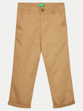United Colors Of Benetton United Colors Of Benetton Pantaloni din material 4BE7CF02U Bej Regular Fit