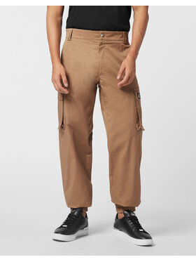 PHILIPP PLEIN PHILIPP PLEIN Pantaloni cargo 26125 Beige Cargo Fit