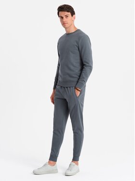 Ombre Ombre Komplet dresowy Z84 Szary Regular Fit