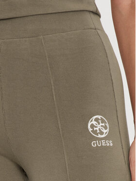 Guess Hlače Elea V4YB01 KCDN0 Smeđa Slim Fit