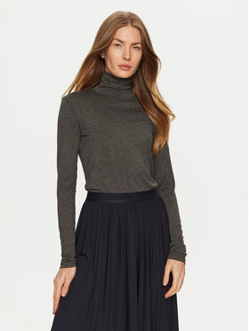 Weekend Max Mara Weekend Max Mara Bluză cu gât Multif 2425946042 Gri Slim Fit