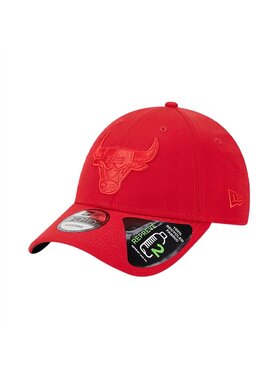 New Era New Era Czapka z daszkiem Chicago Bulls Repreve Outline Czerwony