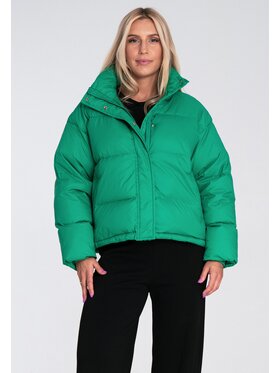 FIGL FIGL Vatovaná bunda M1233 Zelená Regular Fit