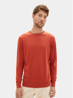 Tom Tailor Tom Tailor Sweter 1027661 Czerwony Regular Fit