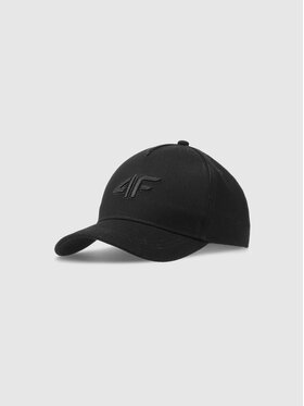 4F 4F Czapka z daszkiem 4FJWSS25ACABU388-21s Czarny