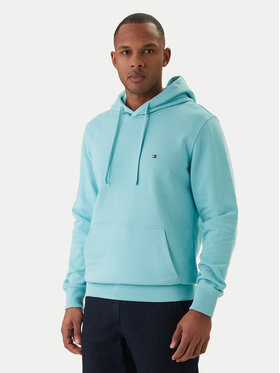 Tommy Hilfiger Tommy Hilfiger Pulóver Essential MW0MW37235 Türkizkék Regular Fit