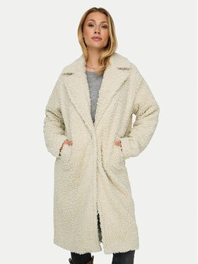 ONLY ONLY Dirbtinis kailinis Catalina 15322420 Smėlio Regular Fit