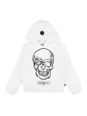 PHILIPP PLEIN PHILIPP PLEIN Bluza 30282 Biały Regular Fit