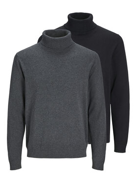 Jack&Jones Jack&Jones Поло Basic 12287649 Черен Regular Fit