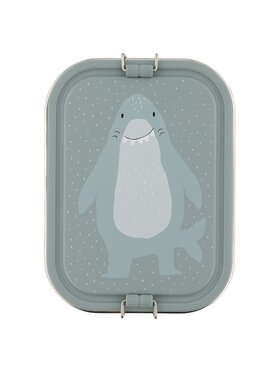 Trixie Baby Trixie Baby Lunchbox Duży stalowy lunch box - Rekin Błękitny
