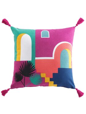 MIAhome MIAhome Poduszka dekoracyjna 45x45 cm HACIENDA Kolorowy
