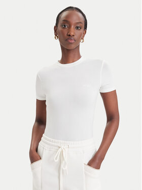 Guess Guess Тишърт O6BM13 K5058 Кремав Slim Fit