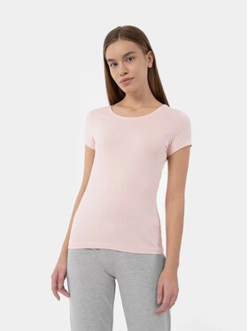4F 4F T-Shirt 4FMM00TTSHF731-56S Różowy Regular Fit