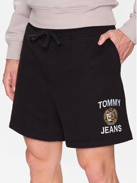 Tommy Jeans Tommy Jeans Sporta šorti Luxe DM0DM16424 Melns Regular Fit