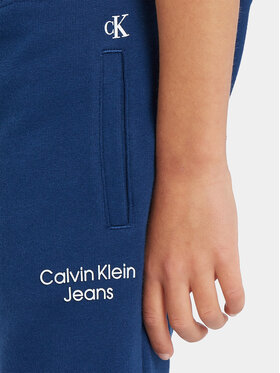 Calvin Klein Jeans Donji Dio Trenerke Stack Logo IB0IB01282 Tamnoplava Regular Fit