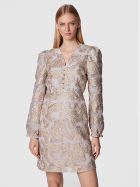 Bruuns Bazaar Bruuns Bazaar Φόρεμα κοκτέιλ Alba Mia BBW3097 Γκρι Regular Fit