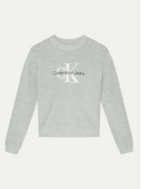 Calvin Klein Jeans Calvin Klein Jeans Džemper IG0IG02647 Siva Regular Fit