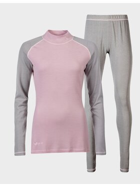 Halti Halti Komplet bielizny termoaktywnej Neva Merino Różowy
