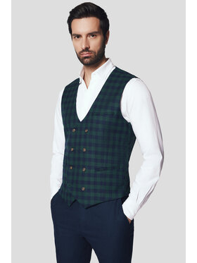 Lancerto Lancerto Kamizelka Legnano KA131224000002 Zielony Slim Fit