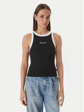 Guess Jeans Guess Jeans Top W6GPZ8 KF641 Czarny Slim Fit
