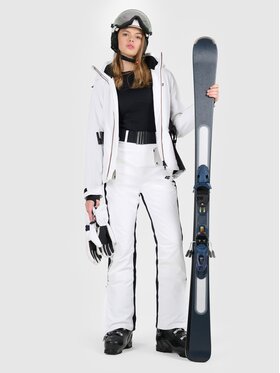 4F 4F Pantaloni da sci 4FRAW25TFTRF1293-10S Bianco Authentic Slim Fit