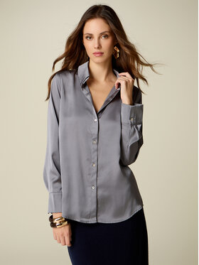Oltre Oltre Camicia 5374R603185N013 Grigio Regular Fit
