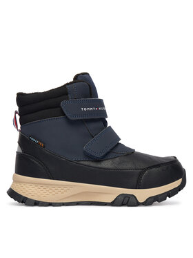 Tommy Hilfiger Tommy Hilfiger Cizme de zăpadă Velcro Bootie T1X5-34134-1592 S Negru