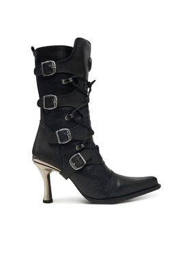 NEW ROCK NEW ROCK Čizme M-9373-S2 Crna