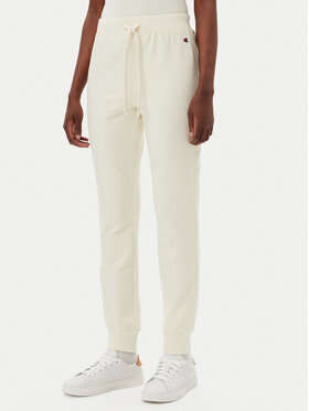 Champion Champion Spodnie dresowe 118101 Écru Slim Fit