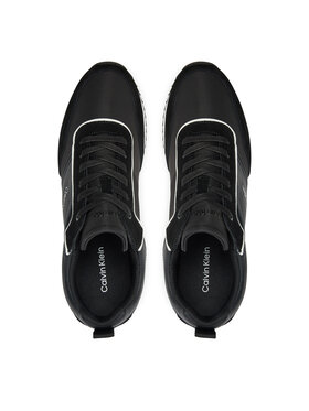 Calvin Klein Superge Low Top Lace Up Mix HM0HM01554 Črna