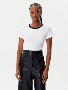 Morgan Morgan Tricou 252-DOPPY Alb Slim Fit