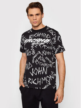 John Richmond John Richmond T-Shirt Adroa UMP22145TS Μαύρο Regular Fit