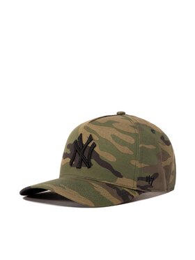 47 Brand 47 Brand Czapka z daszkiem Mlb New York Yankees B-GRVSP17CNP-CM Zielony
