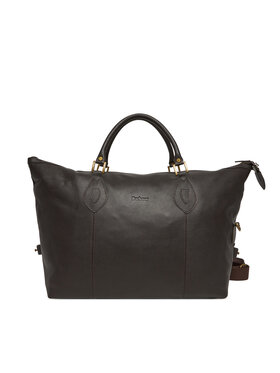 Barbour Barbour Сак Leather Medium Travel Explorer UBA0008BR91 Кафяв
