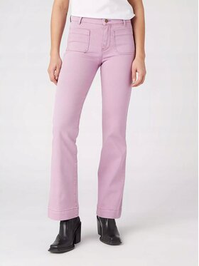 Wrangler Wrangler Spodnie materiałowe Flare 623 Fioletowy Flare Fit