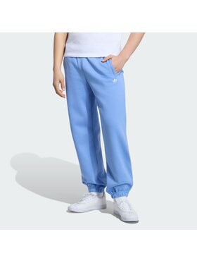 adidas adidas Spodnie materiałowe 168911 Niebieski jasny Oversize
