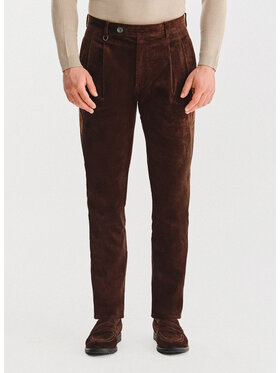 Pako Lorente Pako Lorente Spodnie materiałowe P25WF-WX-005 Brązowy Regular Fit