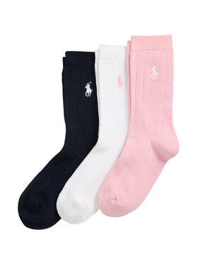 Polo Ralph Lauren Polo Ralph Lauren 3er-Set hohe Kindersocken 448979308001 Bunt