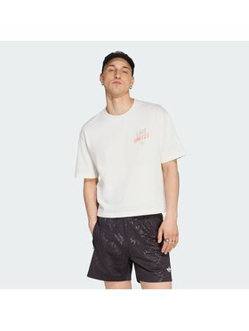 adidas adidas T-Shirt 164776 Biały Loose Fit