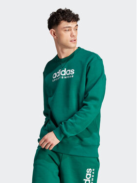 adidas adidas Bluza All SZN Fleece Graphic IJ9440 Zielony Loose Fit